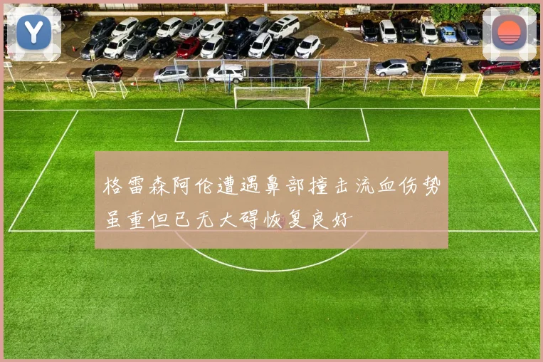 格雷森阿伦遭遇鼻部撞击流血伤势虽重但已无大碍恢复良好