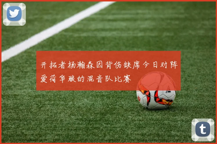 开拓者杨瀚森因背伤缺席今日对阵爱荷华狼的混音队比赛